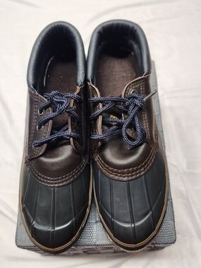 ⭐️Vintage PRO LINE Low Duck Shoes Size 9 Waterproof Leather Rain Mud Comfort
